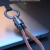 240W Mobile Fast Charging Cable Type-C to USB-C Keychain Anti Loss Hanging Rope 48V5A Short Line Laptop Tablet Charging Cable